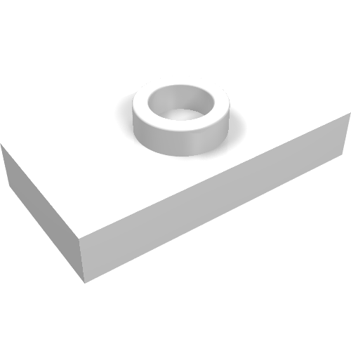 Plate Special 1 x 2 with 1 Stud with Groove (Jumper) (3794b)
