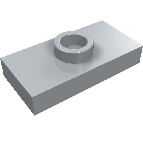 Plate Special 1 x 2 with 1 Stud with Groove (Jumper) (3794b)