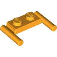 Plate Special 1 x 2 with Handles [Flat Ends / Low Attachment] (3839b)