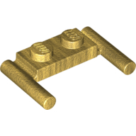 Plate Special 1 x 2 with Handles [Flat Ends / Low Attachment] (3839b)