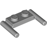 Plate Special 1 x 2 with Handles [Flat Ends / Low Attachment] (3839b)