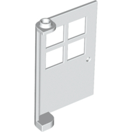 Door 1 x 4 x 5 with 4 Panes, Squared Base (3861b)