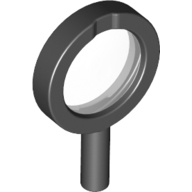 Equipment Magnifying Glass with Thick Frame, Hollow Handle, Trans-Clear Lens (38648pat0001)