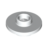 Equipment Cup / Teacup Saucer with Recessed Stud on Top [PLAIN] (38799)
