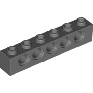 Technic Brick 1 x 6 [5 Pin Holes] (3894)