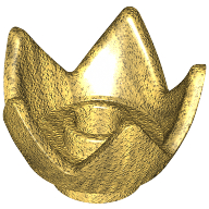 Crown / Flower / Egg Shell Half (39262)