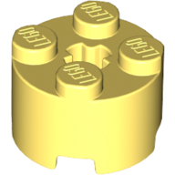 Brick Round 2 x 2 with Axle Hole (3941)