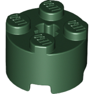 Brick Round 2 x 2 with Axle Hole (3941)