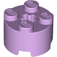 Brick Round 2 x 2 with Axle Hole (3941)