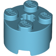 Brick Round 2 x 2 with Axle Hole (3941)