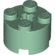 Brick Round 2 x 2 with Axle Hole (3941)