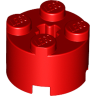 Brick Round 2 x 2 with Axle Hole (3941)