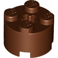 Brick Round 2 x 2 with Axle Hole (3941)