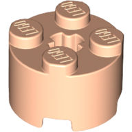 Brick Round 2 x 2 with Axle Hole (3941)