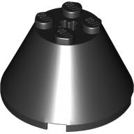 Cone 4 x 4 x 2, Axle Hole [Plain] (3943b)