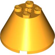 Cone 4 x 4 x 2, Axle Hole [Plain] (3943b)