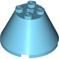Cone 4 x 4 x 2, Axle Hole [Plain] (3943b)