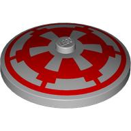 Dish 4 x 4 Inverted [Radar] with Red Empire Symbol print (3960pr0059)