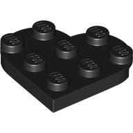 Plate Angled 3 x 3 with Heart Shape (39613)