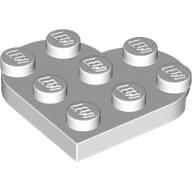 Plate Angled 3 x 3 with Heart Shape (39613)