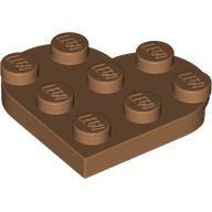 Plate Angled 3 x 3 with Heart Shape (39613)