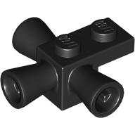 Brick Special 1 x 1 with 3 Speakers / Loudspeakers / Space Positioning Rockets (3963)