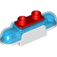 Duplo Siren with Light & Sound, 1 x 2 White Base with Red Button (39787c01)