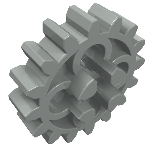 Technic Gear 16 Tooth with Round Holes [Old Style] (4019)