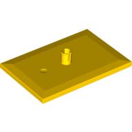 Tile Special 6 x 4 with Beveled Edges and 5mm Pin (Train Bogie Plate) (4025)