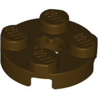 Plate Round 2 x 2 with Axle Hole Type 1 (+ Opening) (4032a)
