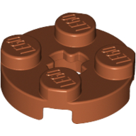 Plate Round 2 x 2 with Axle Hole Type 1 (+ Opening) (4032a)