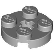 Plate Round 2 x 2 with Axle Hole Type 1 (+ Opening) (4032a)