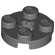 Plate Round 2 x 2 with Axle Hole Type 1 (+ Opening) (4032a)