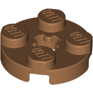 Plate Round 2 x 2 with Axle Hole Type 1 (+ Opening) (4032a)