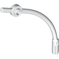 Bar Curved with Axle End and 1 x 1 Round Plate (4042)