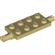 Plate Special 2 x 4 with Pins, Reinforced (40687)