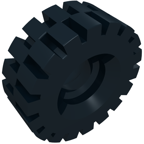 Tyre 21 x 8 Offset Tread Medium (4084)