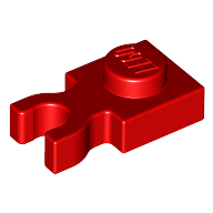 Plate Special 1 x 1 with Clip Vertical [Thick U Clip] (4085c)