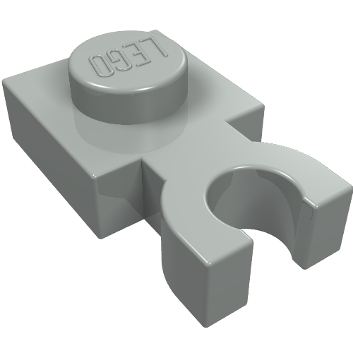Plate Special 1 x 1 with Clip Vertical [Thick U Clip] (4085c)