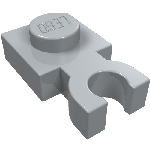 Plate Special 1 x 1 with Clip Vertical [Thick U Clip] (4085c)