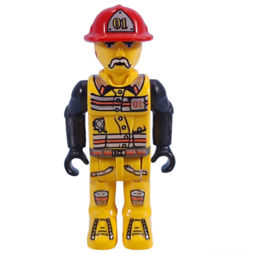 Juniors Midifig, Fireman in Hat #01 (41066pr0001)
