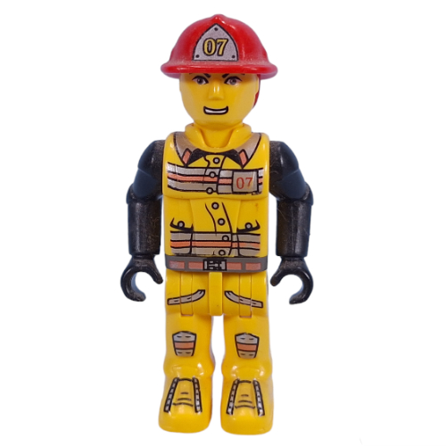 Juniors Midifig, Fireman in Hat #07 (41066pr0002)