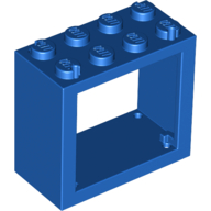 Window 2 x 4 x 3 Frame with Solid Studs (4132)