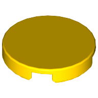 Tile Round 2 x 2 with Bottom Cross (4150)