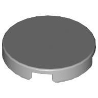 Tile Round 2 x 2 with Bottom Cross (4150)