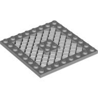 Plate Special 8 x 8 with Grille [Hole in Center] (4151b)