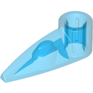 Technic Tooth 1 x 3 with Axle Hole [Rounded Underside] (41669)