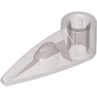 Technic Tooth 1 x 3 with Axle Hole [Rounded Underside] (41669)