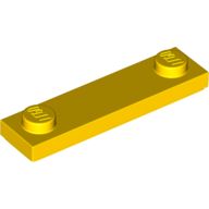 Plate Special 1 x 4 with 2 Studs with Groove [New Underside] (41740)