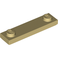 Plate Special 1 x 4 with 2 Studs with Groove [New Underside] (41740)